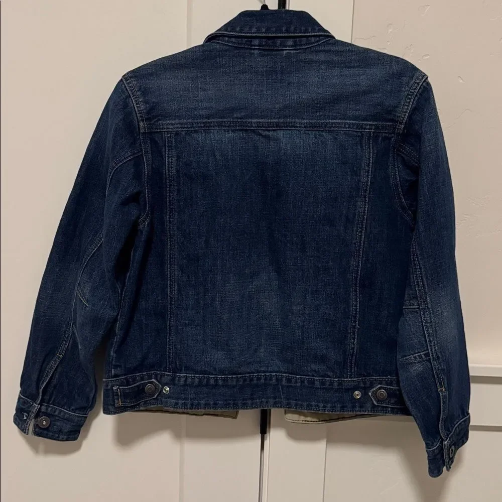 GAP Kids Youth Dark Wash Denim Blue Jacket Casual Unisex Size XXL (14-16) EUC